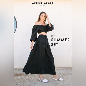 Apiece Apart Maestra Crop - M / Black